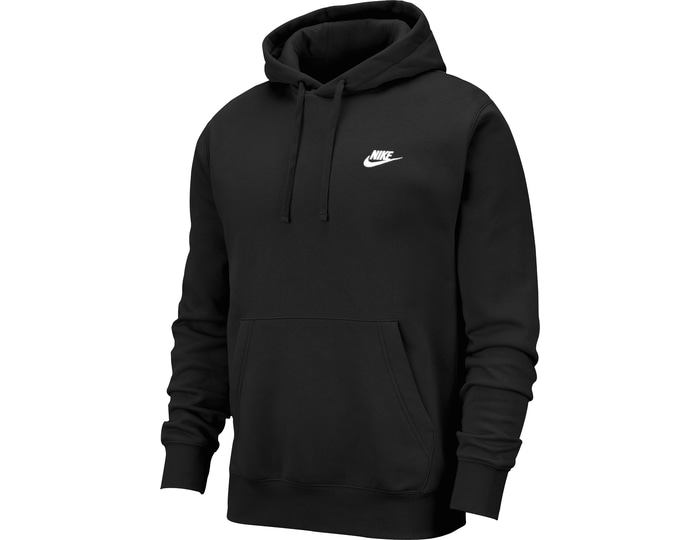 Nike Black Club Fleece Hoody C010 Large
