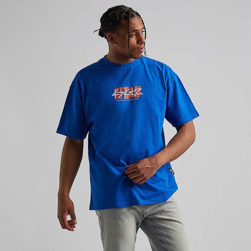 Kickz X Titan Stacked Logo T-Shirt Blue F01 — photo 5