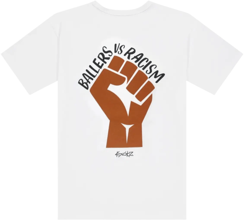 Kickz Ballers Vs Racism Statement T-Shirt White — photo 2