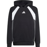 adidas Color Block Hoody Kids Schwarz