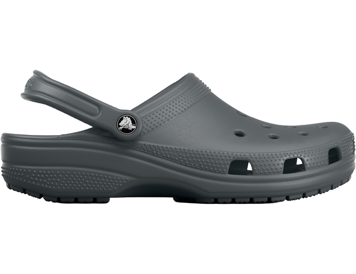 Crocs Mens Classic Clog Unisex - Grey Textile - Size UK 5