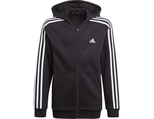 Produktgalerie, 1 of 5, adidas 3S Kapuzenjacke Kids Schwarz