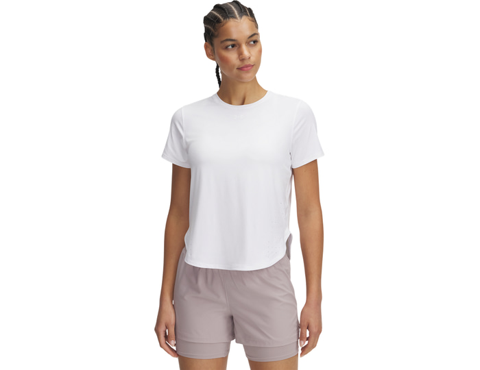 Under Armour White Launch Elite T-Shirt Women C100 Large