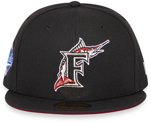 New Era MLB Florida Marlins World Series 1997 59Fifty Fitted Gorra Negro — photo 3