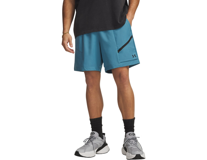 Under Armour Blue Unstoppable Woven Short Large
