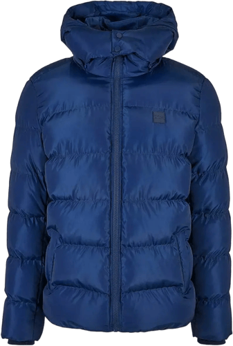 Urban Classic Hodded Puffer Chaqueta Mujeres Azul