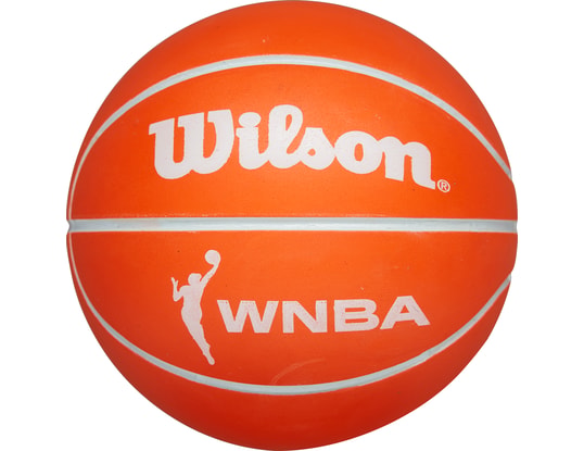 Product gallery, 1 of 3, Wilson WNBA Dribbler Fire Basketball Orange