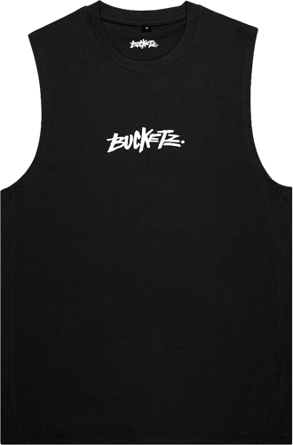 Bucketz Ball Park Sleeveless Camiseta de manga corta Negro