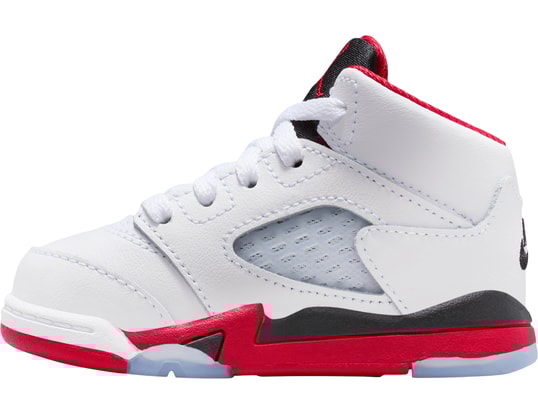 Jordan Air Jordan 5 Retro OG Fire Red TD Kids White C101