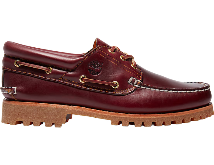 Timberland Boat Red