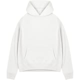 Burocs Basic Oversized Hoody Blanco