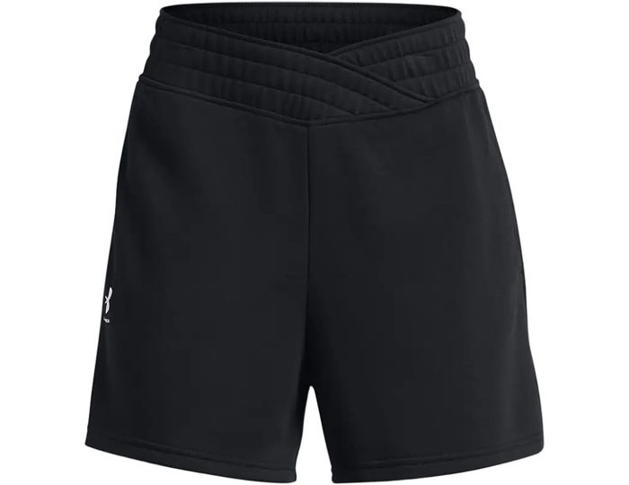 Under Armour Black Rival Terry Shorts Women Medium