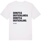 Kickz Germany DONUTS & DEUTSCHLAND T-SHIRT Camiseta de manga corta Blanco