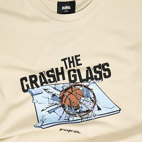 Bucketz Crash the Glass Tee T-Shirt Beige — photo 3