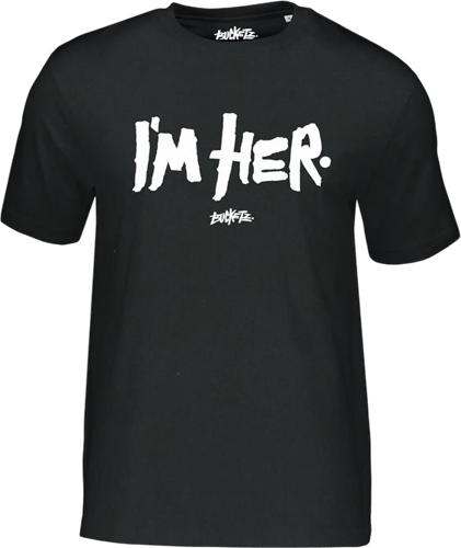Kickz Bucketz I’M HER Camiseta de manga corta negro