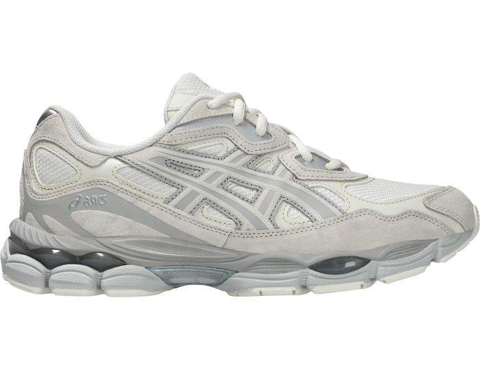 Asics Gel NYC herensneaker bruin, grijs en groen