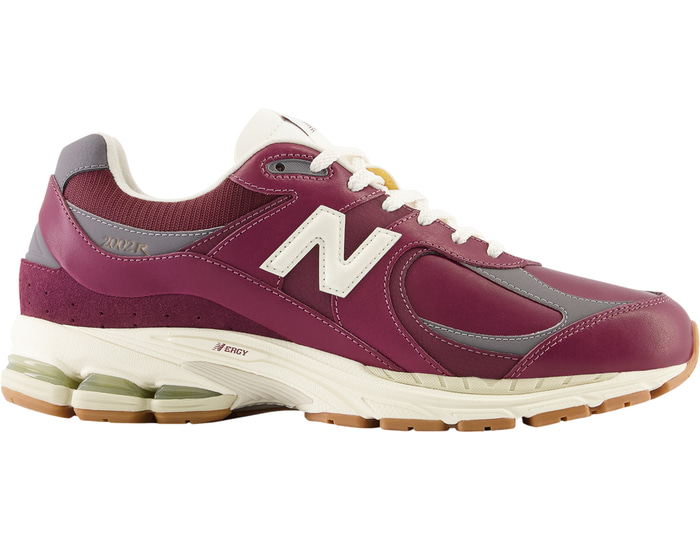 New Balance 2002R herensneaker rood, grijs en bruin