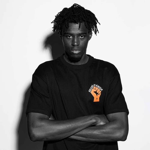 Kickz Ballers Vs Racism Statement T-Shirt Black — photo 4