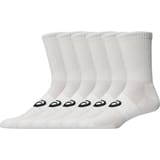 ASICS 6 Pack Crew Calcetines Blanco