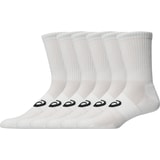 ASICS 6 Pack Crew Calze Bianco