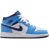 Jordan Air 1 Mid Kids Blau