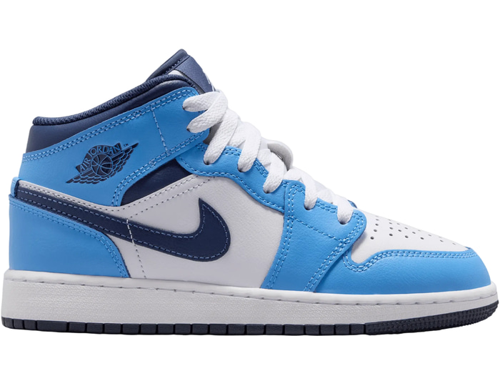 Jordan Blue Air 1 Mid Kids