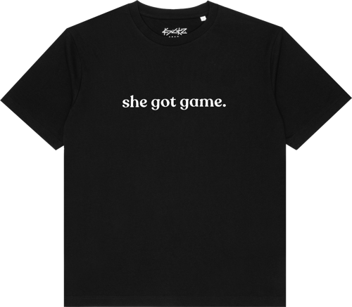 Kickz She Got Game France Camiseta de manga corta Negro — foto 2