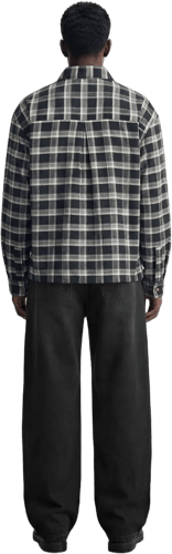 Burocs Checked Camisa Negro — photo 5