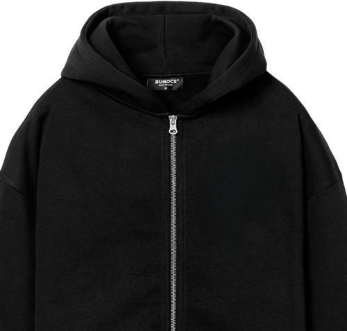 Burocs Basic Chaqueta con capucha Negro — photo 3
