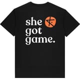 Kickz She Got Game Total Orange Camiseta de manga corta Negro