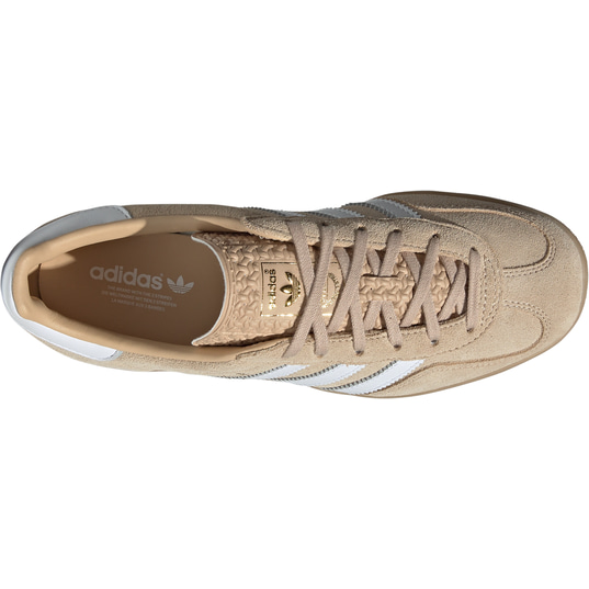 Adidas originals womens gazelle trainers ash pearl / white clearance