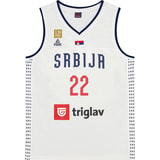 Peak Serbia FIBA Serbia Vasilije MiciÄ‡ Jersey White