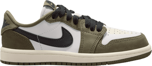 Jordan Air 1 Retro Low OG Medium Olive PS Kids Marrón C200