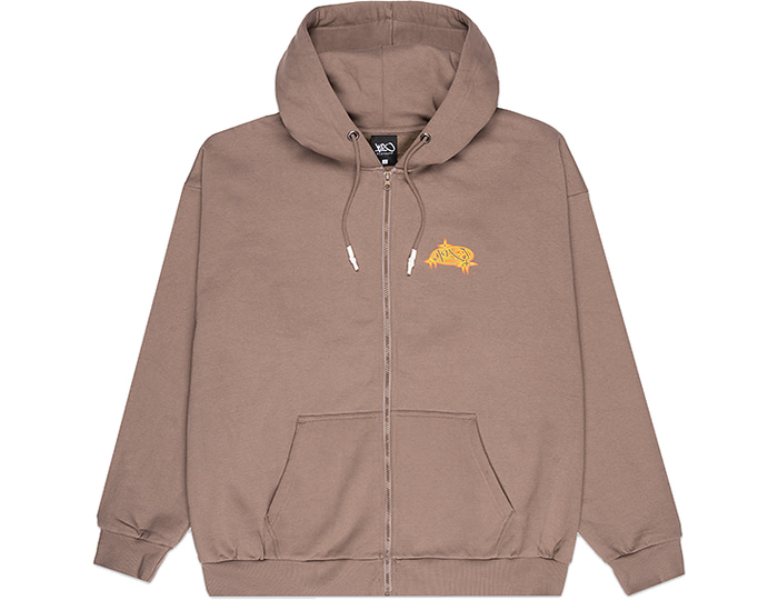 K1x Stars Zip Sweatshirt À Casquetteuche Marron