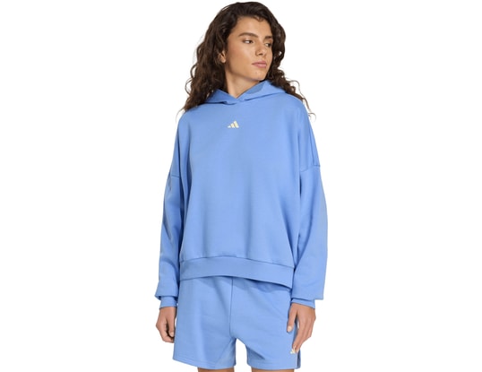 Product gallery, 1 of 5, adidas 3 Stripes Studio Hoody Women Blue