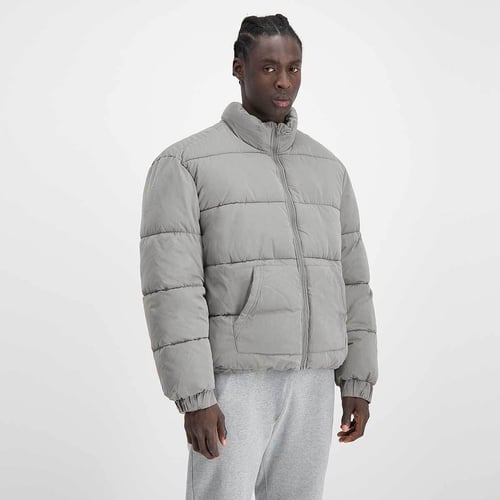 Urban Classic Cropped Down Chaqueta Gris — foto 4