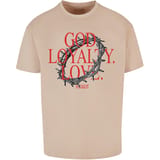 Mister Tee God Loyalty Love O Camiseta de manga corta Beige