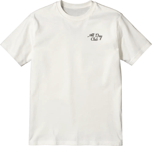 Bucketz All Day Club Camiseta de manga corta Blanco