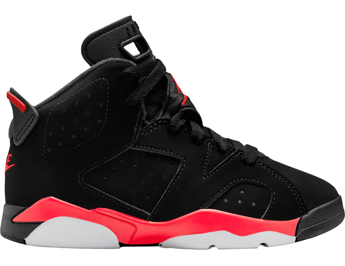 Jordan Air Jordan 6 herensneaker zwart en rood