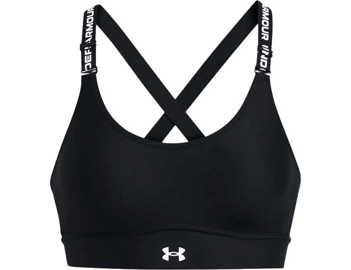 Under Armour Black Infinity Mid 2.0 Sports Bra Women C001 167779000Ldd,L D/Dd