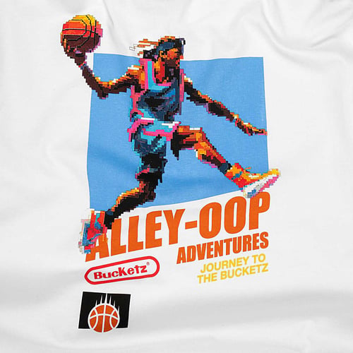 Bucketz Alley-Oop Adventures Camiseta de manga corta Blanco — photo 4