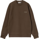 Carhartt WIP Script Embroidery Sudadera marrón