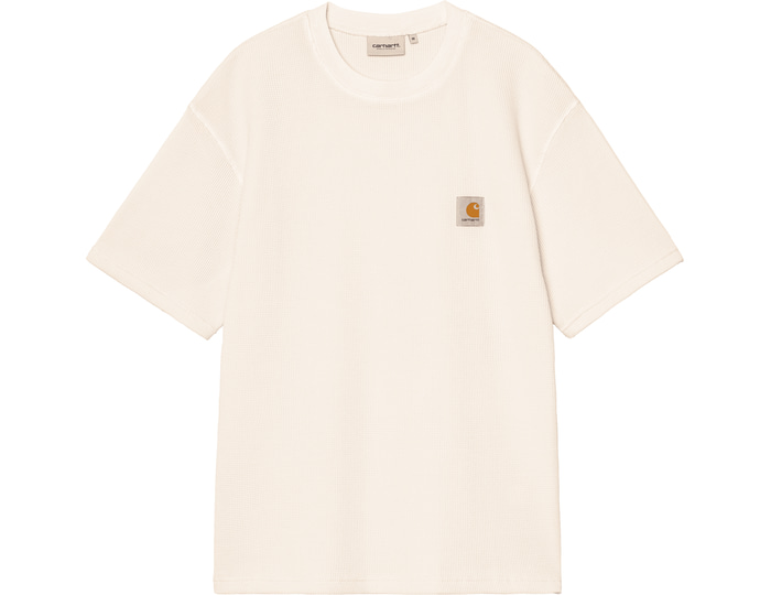 Carhartt Beige S/S Nelson Waffle T-Shirt Loose Large