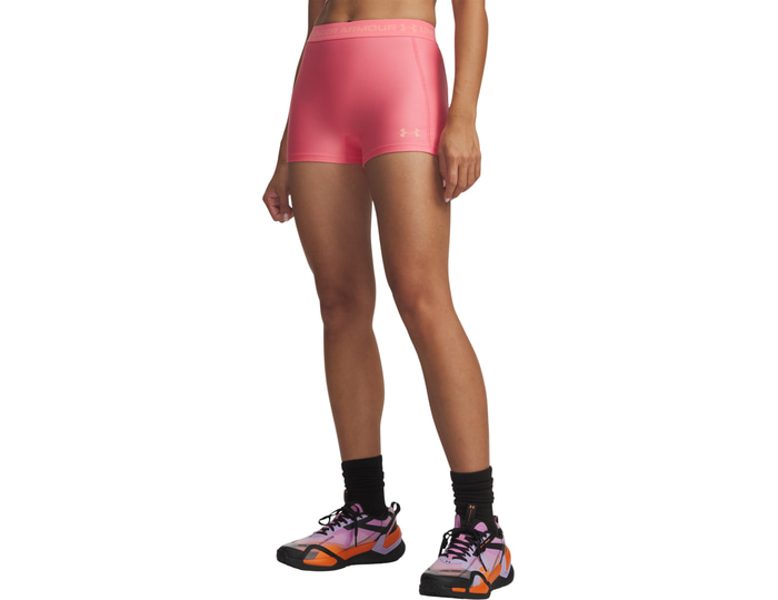 Under Armour Pink Heatgear Shorty Tight Women C600 Large