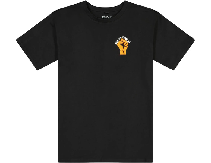 Kickz Ballers Vs Racism Statement T-shirt Zwart