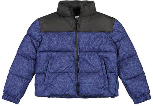 Urban Classic AOP Retro Puffer Chaqueta Azul — foto 3