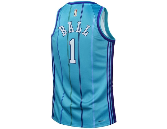 Nike NBA Charlotte Hornets L.B Jersey Kids Blue - 53.95