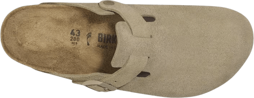Birkenstock Boston Suede Leather faded khaki normal Verde — foto 4