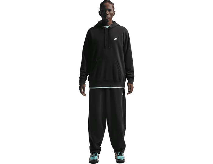 Nike Sportswear Men Pants - Black - Size L - Cotton Jersey