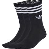 adidas Originals 3 Stripes Crew 3 Pair Calcetines Negro